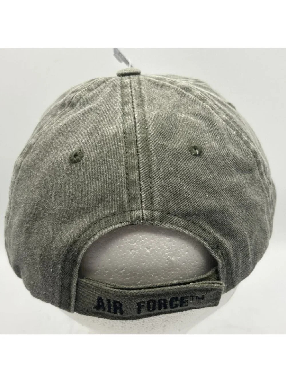 US Air Force Hat Cap Military Logo Adjustable Strapback Green NWT
